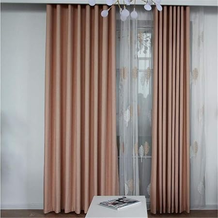 Simple And Modern All Shade Solid Color Curtain Cloth Bay Window