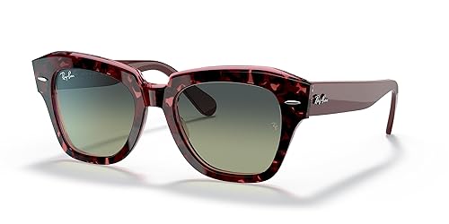 Ray-Ban RB2186 State Street Square Sunglasses, Havana On
