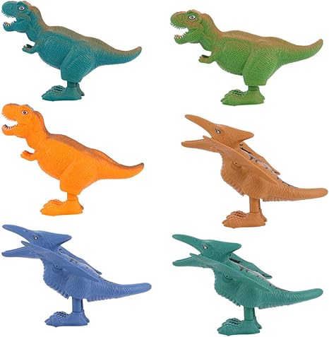 Amazon Co Jp 6ピースの巻き上げ恐竜のおもちゃ小型のおもちゃ恐竜の雑誌のための父親の父のための父のおもちゃ Jxnb ホーム キッチン