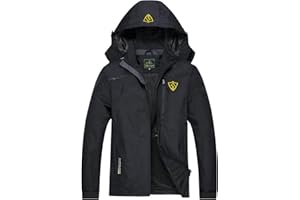 GIISAM Mens Windproof Jacket Waterproof Lightweight Mountain Sport Jacket for Men Hooded Windbreaker Raincoat