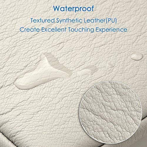CCPK 13 inch Laptop Sleeve 13" Case Cover PU Leather Bag Compatible for Apple MacBook Air 13.3-inch Sleeves Compatible with Pro Retina Surface Dell Samsung Sony HP Notebook 12.9 inch iPad, Gray