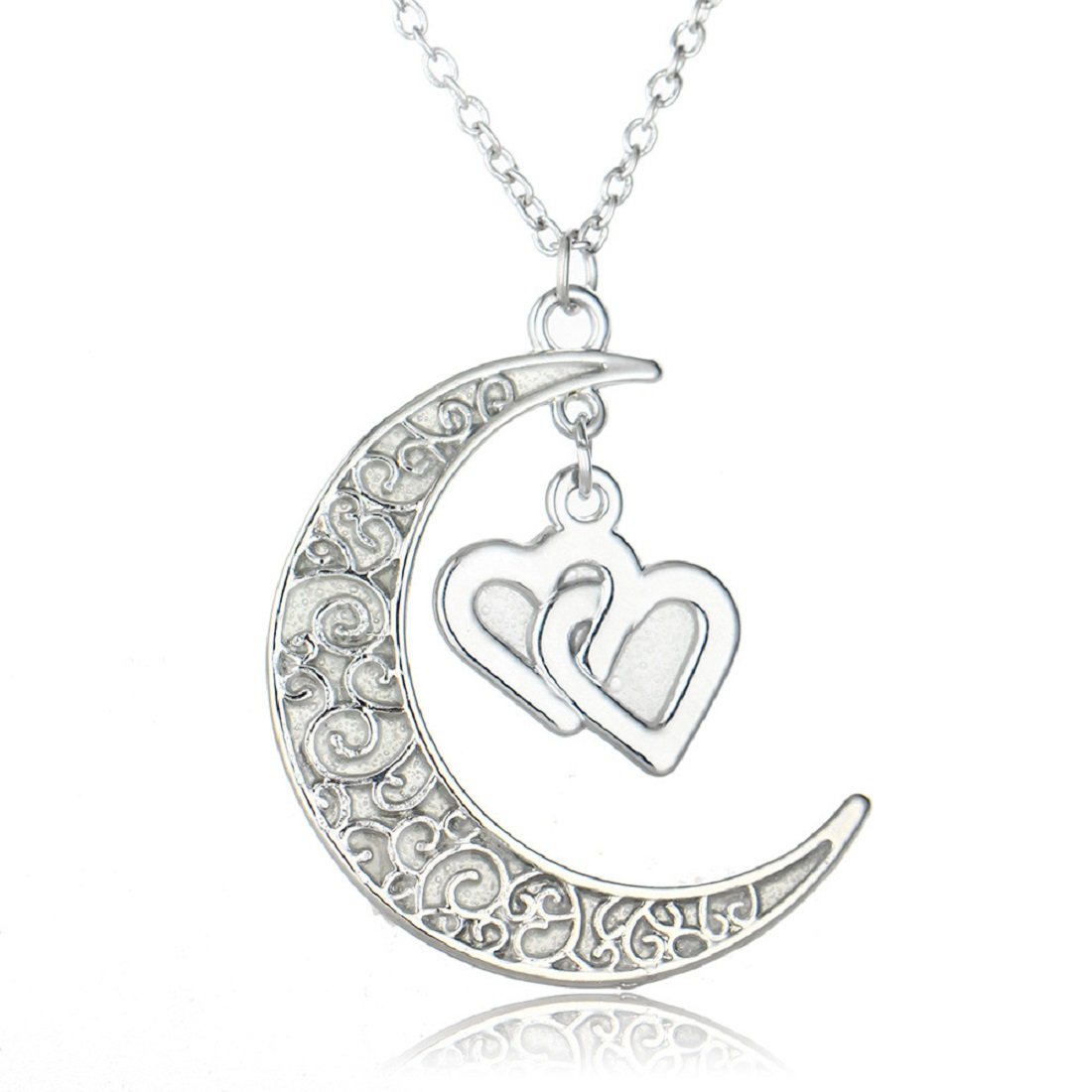 el regalo silver alloy pendant necklace for women