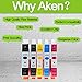 Aken 4 Color (2 x Black 1 x Cyan 1 x Magenta 1 x Yellow) Replacement for HP 564XL Ink Cartridges Compatible with HP Photosmart 5520 6510 6520 7510 7520 7515 C6380 C310a Printers