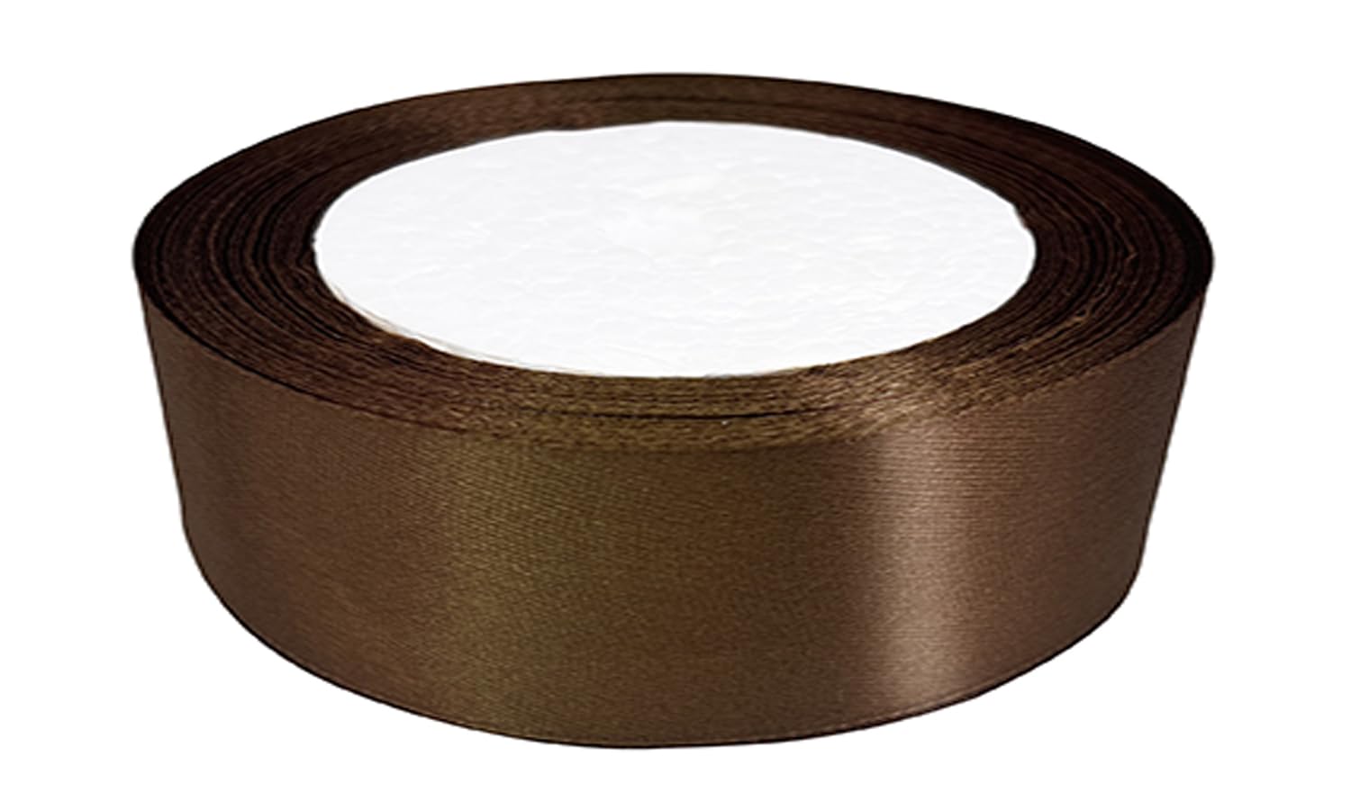 Photo 1 of 1 inch Brown Satin Ribbon 25 Yards Fabric Ribbons Roll for Wedding Invitations,Suitable for Wedding Invitations, Bridal Bouquets, Party Decorations, Gift Wrapping Ribbons, Wedding Decoration Ribbons.