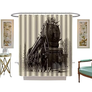 Amazon Com Luvoluxhome Shower Curtains With Shower Hooks A Or