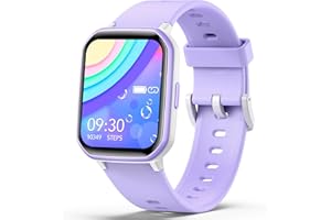 teslahero Kids Smart Watch for Boys Girls,Children Fitness Tracker with Heart Rate Sleep Monitor,Waterproof Activity Tracker Pedometer Step Counter for Android iPhone