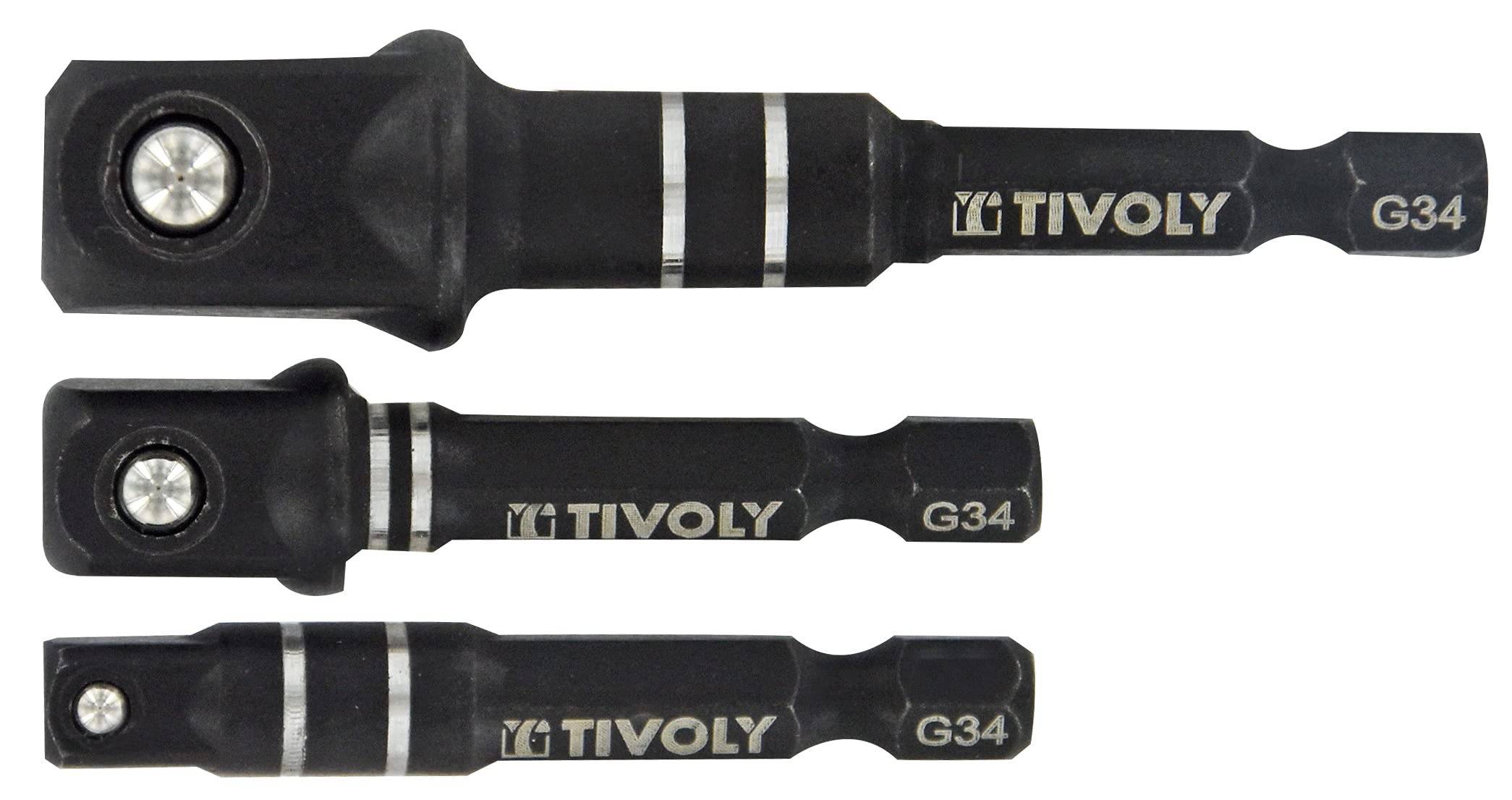 TIVOLY 11591120008 3 Impact Socket Door Set 1/4" 3/8" 1/2"