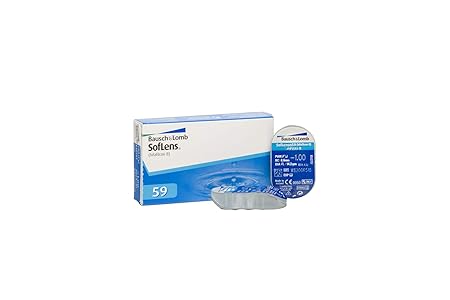 Soflens 59 Monatslinsen weich, 6 Stück / BC 8.6 mm / DIA 14.2 / -4,25 Dioptrien