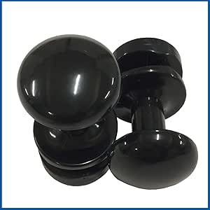 2 pieza Negro toallero Albornoz Soporte toalla ganchos ...