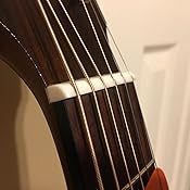 Blisstime 6 String Acoustic Guitar Bone Bridge ... - Amazon Com Blisstime 2 Sets 4pcs 6 String Acoustic Guitar Bone Bridge Saddle And Nut Made Of Real Bone Musical Instruments