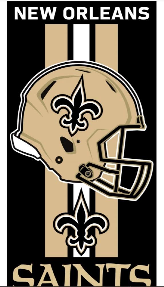 Wincraft NFL New Orleans Saints Fibre Beach Towel, 4.1 kg/30 x 60 cm