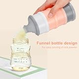 Queta Portable Infant Milk Dispenser 4 Layer 480ml Pink Stackable Boxes view 6
