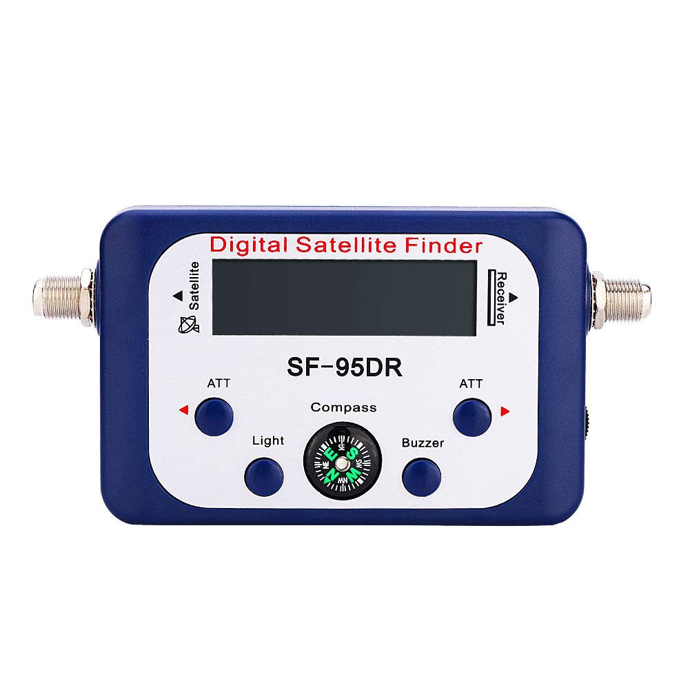 Houkiper Digital Satellite Finder, Mini Satellite Signal Finder Meter, Signal Meter Tester Sat-finder with LCD Display Compass