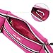 MILIDE Running Belt Waist Pack for iPhone x 8 7 Plus with Reflective Strips Runner Workout | Waterproof Canvas |Phone Fanny Pack for Men,Women,Hiking Cycling,Travel,Workout,Sports Rose