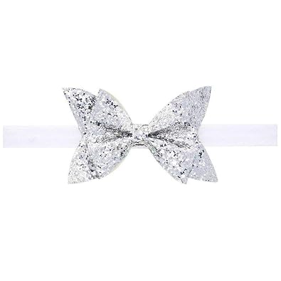 baby girl silver headband