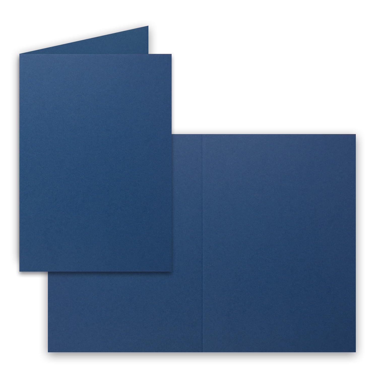 Neuser Colourful Folding Cards, A6, Folded 50 Doppelkarten 17-Nacht-Blau — image 1