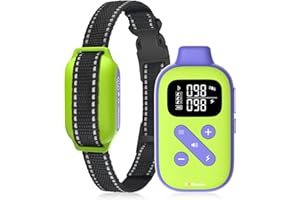 DOGLinsen 2-in-1 Bark and Shock Collar for Dogs, Smart Anti Barking Dog Training Collar with 5 Adjustable Sensitivity, Automa