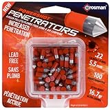 Crosman Air Guns LF22167 Penetrator .22 Caliber Pellets, Lead-Free, 100-Ct.