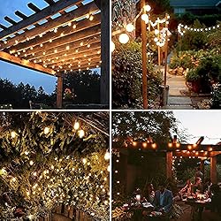 Baxstel Solar Lights Outdoor String Lights -50FT