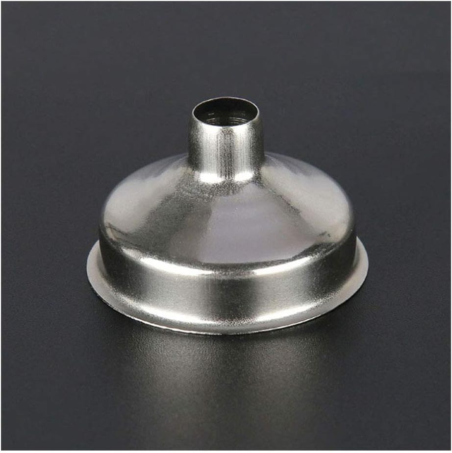 Hip Flask Funnel 8mm 8 Pack for Wine Pot Water Bottles Filler Stainless Steel, Silver - Image 5