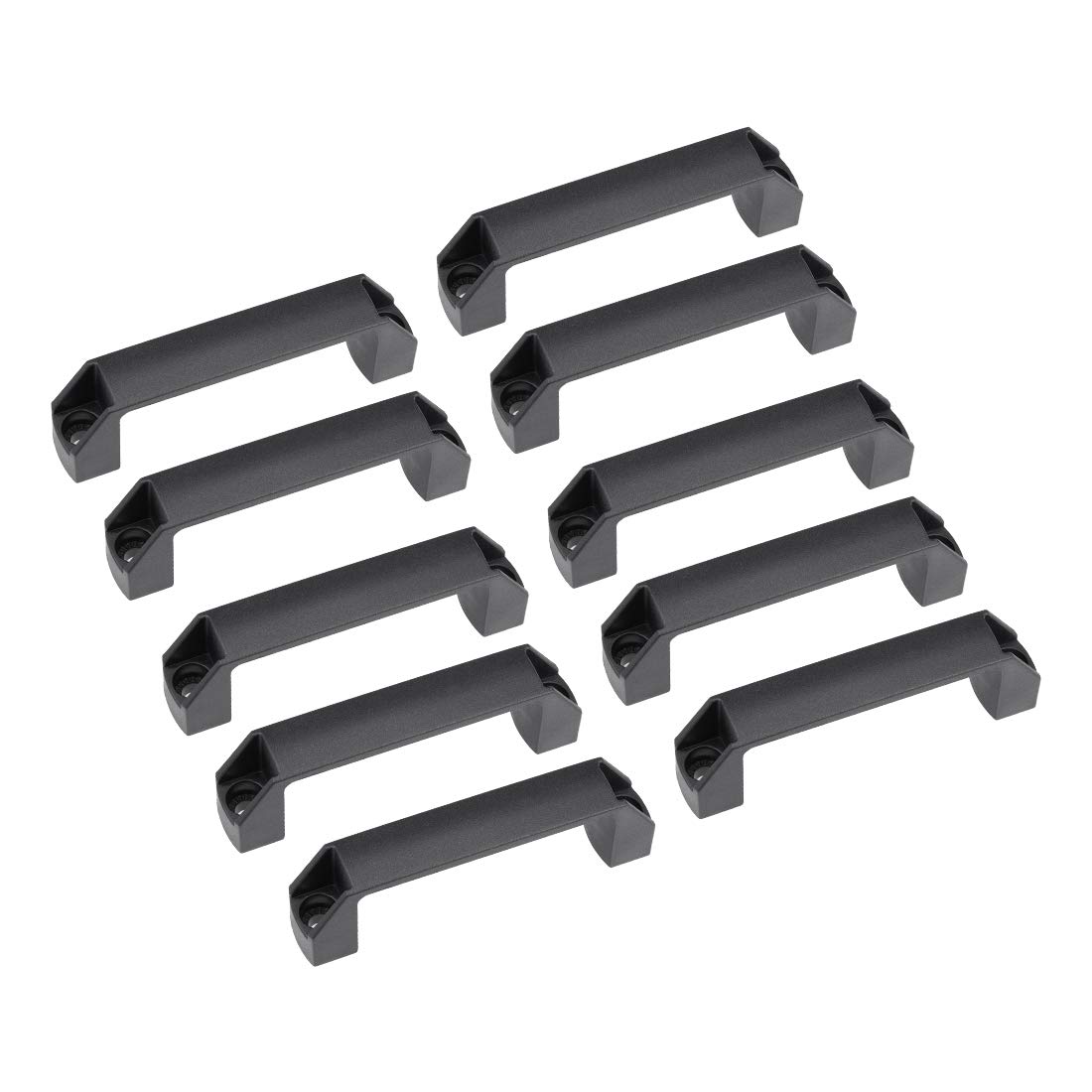 sourcing map Plastic Pull Handles 139mm Length Luggage Case Mechanical Equipment 10Pcs