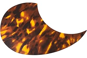 Musician Outfitters Acoustic Guitar OM 18V Style Pickguard Self Adhesive Tortoise Shell (Light Brown)
