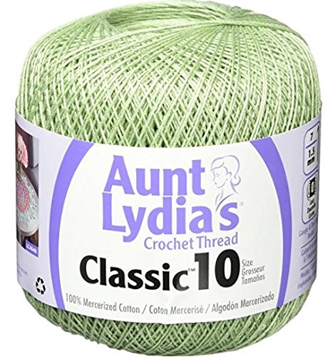 Aunt Lydia's Crochet Thread - Size 10 - Frosty Green (2-Pack)