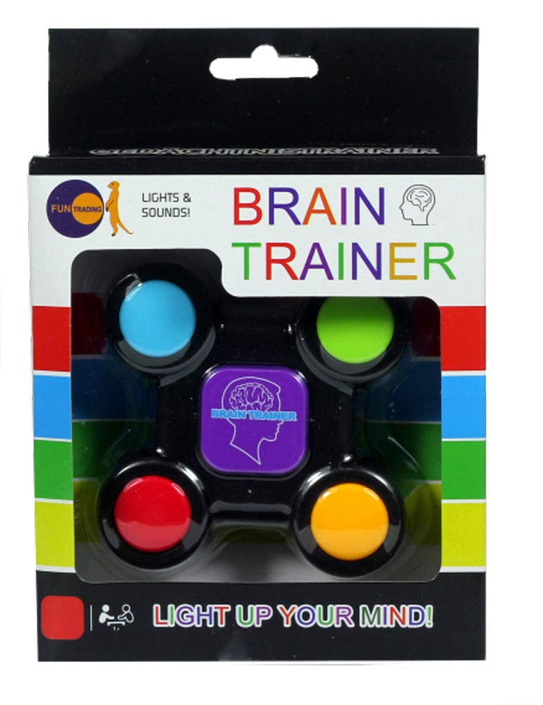Fun Trading 4802 Brain Trainer, Memory and Educational Game with Light and Sound, Batteries Included