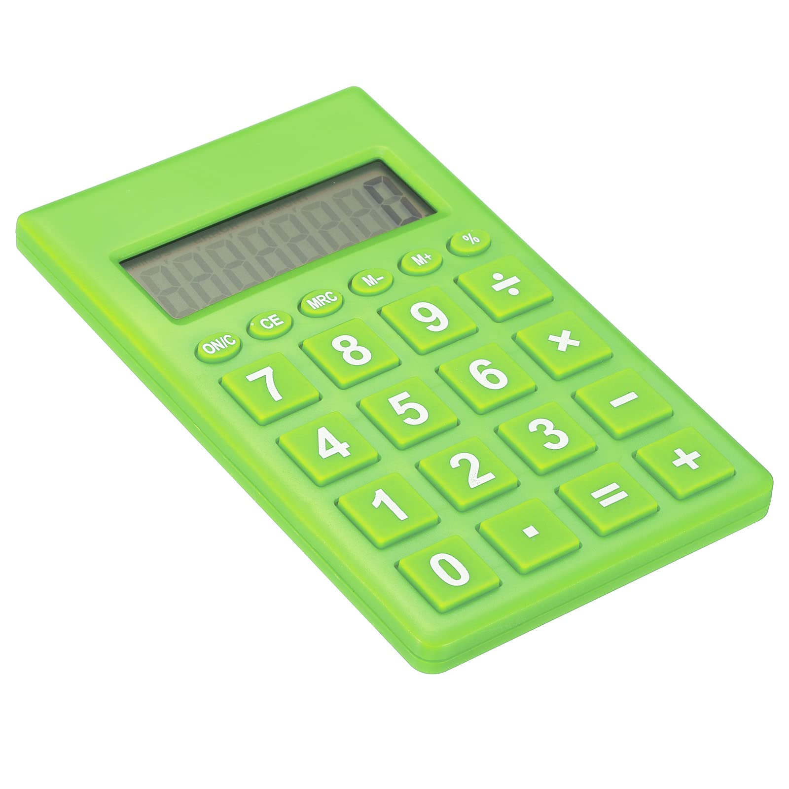 PATIKIL Desktop Calculator, Large 8 Digit LCD Display Portable Desk Calculator Standard Function for Home Office Style 2, Green
