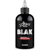 Allegory Tattoo Ink &ndash; Blak, Premium Black Tattoo Ink, Perfect for Lining and Shading, Smooth, Consistent Pigment, Vegan Friendly Tattoo Color, Organic Ink, Crafted in the USA, 8 oz