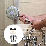 Flintronic Shower Flow Reducer Limiter Set 8 Flows Water Saving 22mm view 6