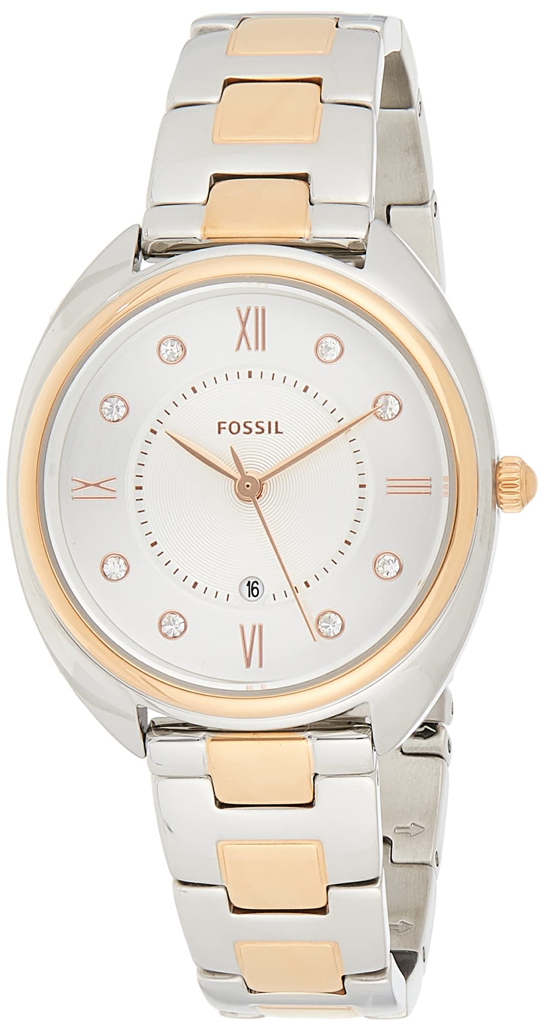Fossil Gabby Watch for Women, Quartz movement with Stainless steel or leather Strap