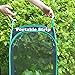 Qingo Collapsible Insect and Butterfly Habitat cage Terrarium Pop up open - 23.6 Inches Tall (White) (Black)