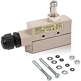 Liyufecor CNTD TZ-6002 Heavy Duty Micro Switch – Parallel Roller Plunger Type Limit Switch for Push Rods, Conveyor Belt Detection, and Automatic Door/Air Curtain Systems