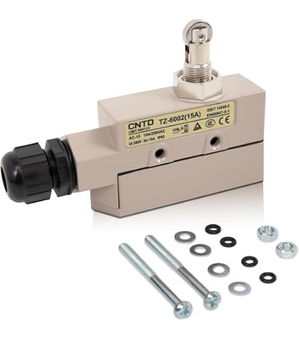 uxcell TZ-8112 Limit Switch Roller Plunger 1NC+1NO for CNC Mill 3D
