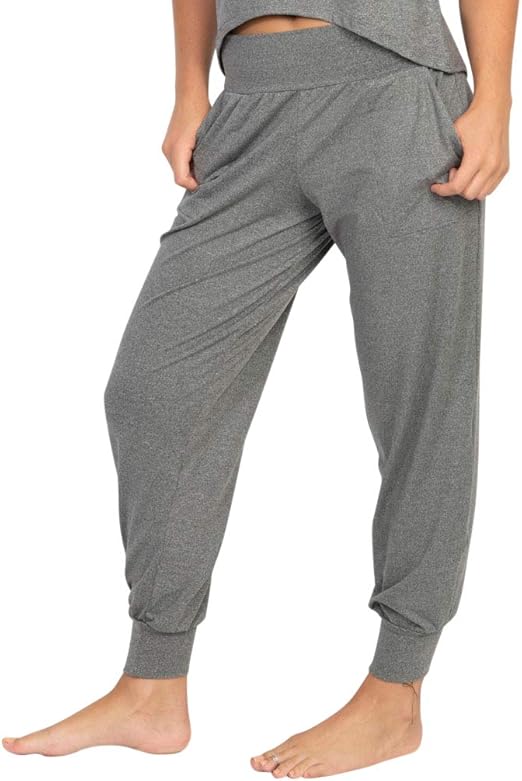 The Yoga Line Simple Baggy Jogger Pants at Amazon Women’s Clothing store