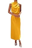 PRETTYGARDEN Women's 2025 Summer Satin Dress