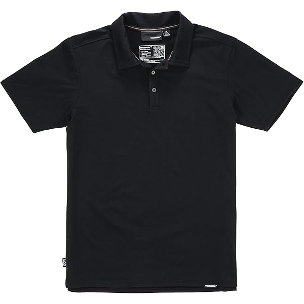 Amazon.com: Men's Performance Dri-Tech Polo, Black, Large