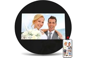 THANK VIP Digital Picture Frame, ThankVip 10.1 Inch WiFi Digital Photo Frame, IPS HD Display Touch Screen,32GB Storage, Slideshow, Wall Mountable, Auto-Rotate, Share Photos and Video via Uhale App