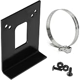 57204 Vehicle-Side Trailer Wiring Harness Mounting Bracket for 4 Way Flat | Replacement for Curt 57204 Clamp-on Bracket for 4/5/6-Way Trailer Connector Bracket, Wiring Harness Plug Bracket Rust-Proof