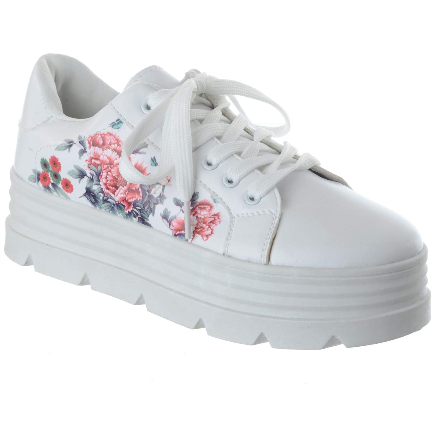 ladies chunky sole trainers