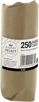 Culpitt Select Black Baking Cases 50mm Cupcake Cases Pack 250 view 3