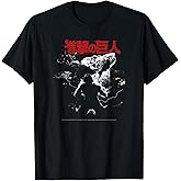 Attack on Titan Season 2 Black and White Key Art AOT Anime T-Shirt
