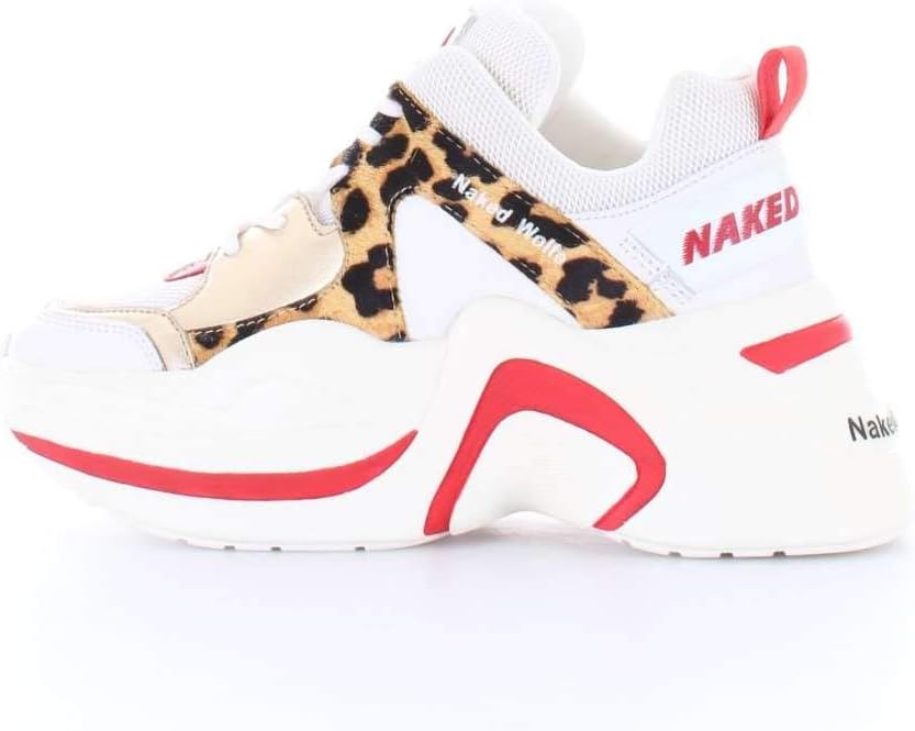 NAKED WOLF Track Red Leopard Combo
