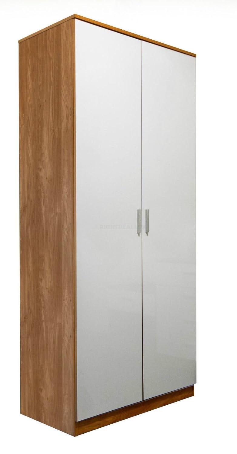 Bedroom Furniture Ottawa Double Wardrobe White High Gloss And