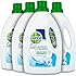 Dettol Antibacterial Laundry Cleanser Liquid Additive, Fresh Cotton, Multipack of 4 x 1.5 Litre