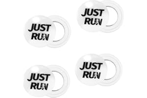 Tinoaly 4 Pairs Magnetic Race Bib Clips, Running Bib Holder Marathon Race Number Board Snaps Fixing Magnets for Runners