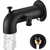 LOCALAND Tub Spout with Diverter, Bathtub Spout for Hand Shower,Matte Black