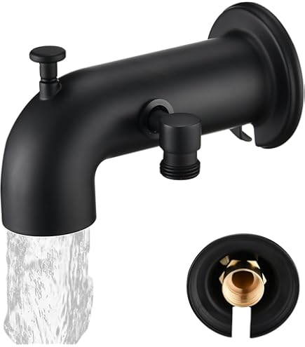 ATAYAL Slip-On Universal Bathroom Tub Spout without Diverter- 4 Inches 1/2 Copper Pipe (PC), 1 ATAYAL Slip-On Universal Bathroom Tub Spout without Diverter- 4 Inches 1/2 Copper Pipe (PC), 1