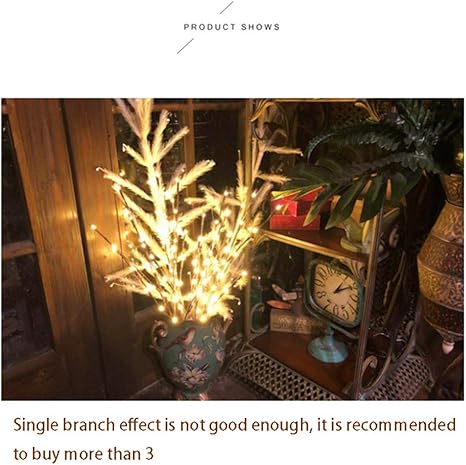 donpow luces de rama ramas led luces